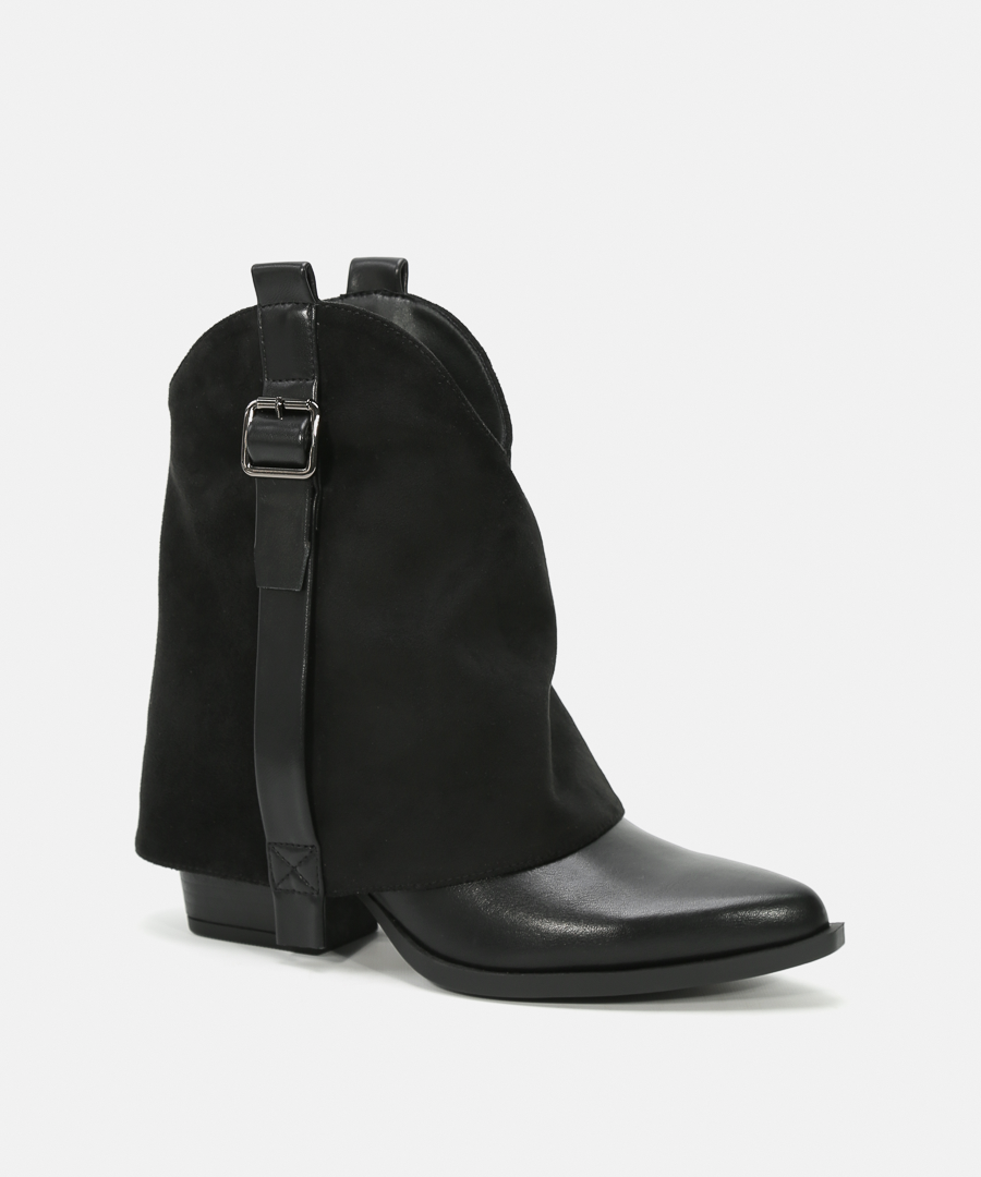 Botins cowboy polaina